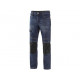 Kalhoty jeans NIMES I, pánské, modro-černé