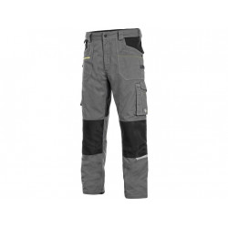 Kalhoty pas CXS STRETCH, pánské šedo - černé