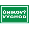 Únikový východ 7810B - samolepka