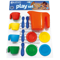 Kuchařský set, plast, šálky+džbán 13ks (859)