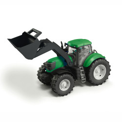 Traktor s lopatou, zelený, 40cm (1327)