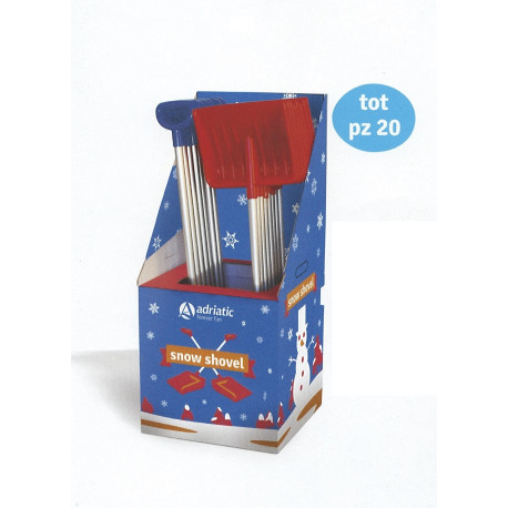 Dětské lopaty na sníh - stojan 20 ks (720)