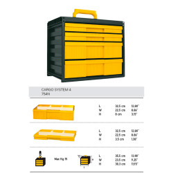 Box Cargo + 4x zásuvka Cargo 700 (754N)