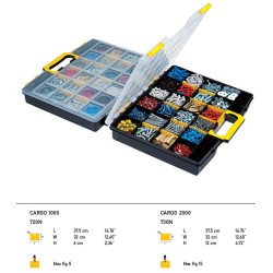 Organizér/kufřík dvoupatrový Cargo 2000 (2x24 boxů) 730N