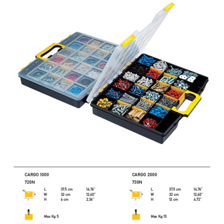 Organizér/kufřík dvoupatrový Cargo 2000 (2x24 boxů) 730N