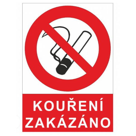 Tabulka KOUŘENÍ ZAKÁZÁNO (4202-07-05)