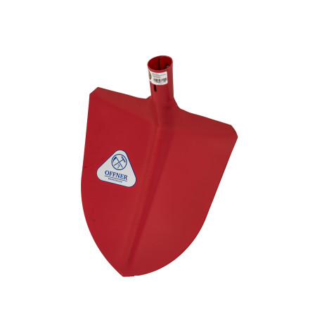 Lopata srdcovka červená bez násady (L1250)