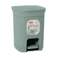 Odpadkový koš s pedálem Domus 6 lt green tea 90402
