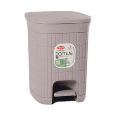 Odpadkový koš s pedálem Domus 20lt šedý 90301