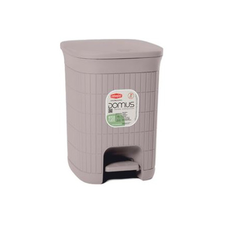 Odpadkový koš s pedálem Domus 20lt šedý 90301
