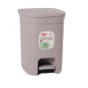 Odpadkový koš s pedálem Domus 20lt šedý 90301